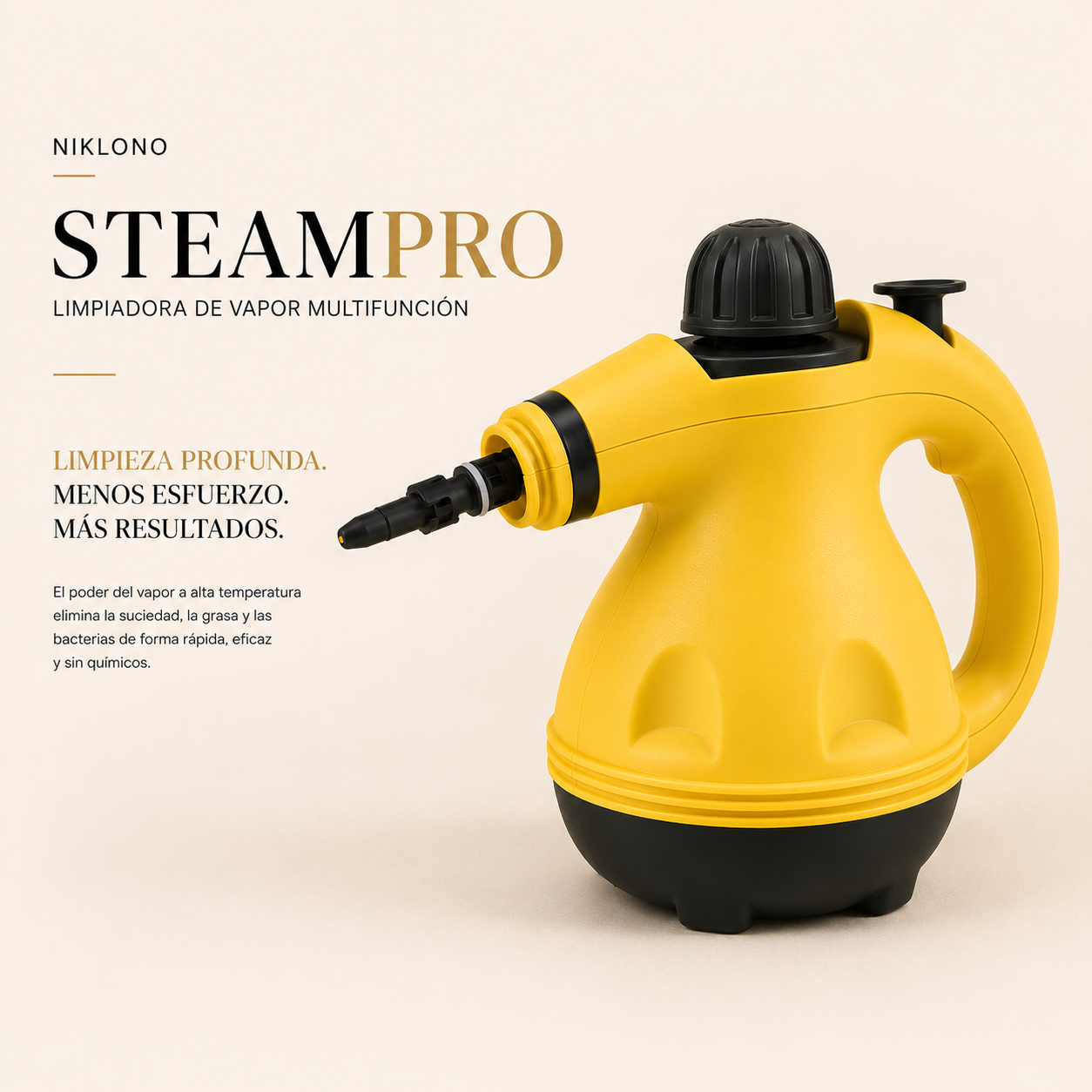 Steampro | Limpieza profunda, menos esfuerzo