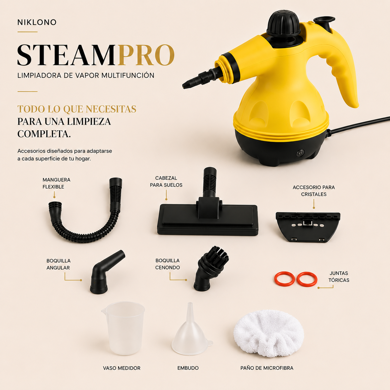 Steampro | Limpieza profunda, menos esfuerzo